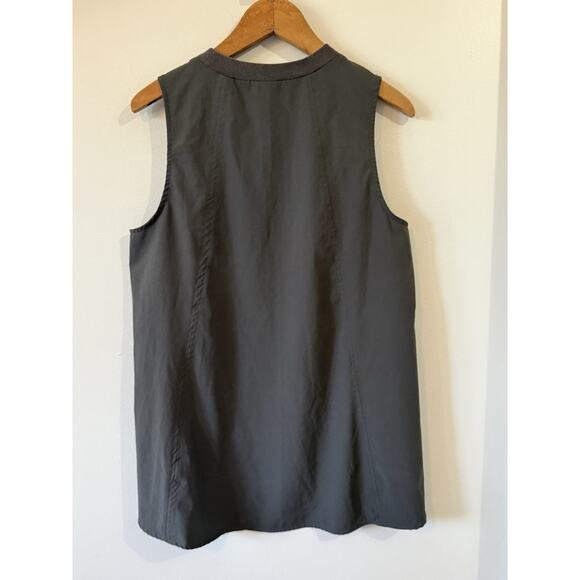 TE VERDE Womens Size Large Sleeveless Wine Purple Wrinkle Free Travel Tank Shirt - Picture 3 of 8